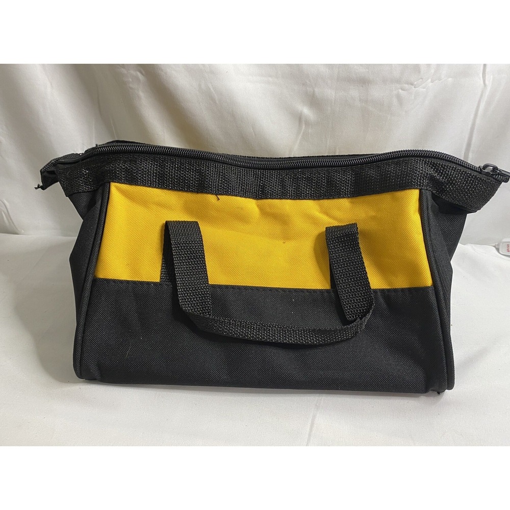 DeWalt Bag 11x8x6 Small Heavy Duty Nylon Canvas Contractor Tool Bag Case - Picture 2 of 10